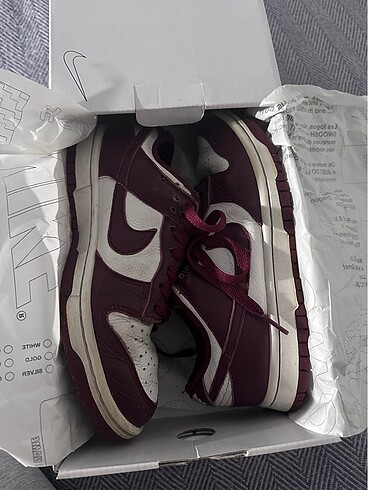 37,5 Beden Nike dunk low bordeaux