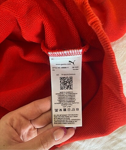 m Beden Orjinal puma sweatshirt
