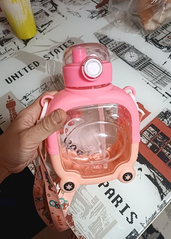 Pembe #Renkli #Çocuk #Termos #Şişe #suluk # - Görsel 2