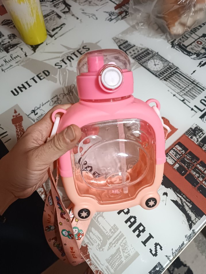 Pembe #Renkli #Çocuk #Termos #Şişe #suluk # - Görsel 2