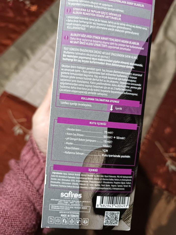 Adventure Siyah Saç Boyası 1+1 Bakım Seti - Görsel 5