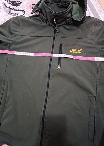 Jack Wolfskin Erkek Haki Fermuarlı Mont#kaban #palto #trençkot # - Görsel 5