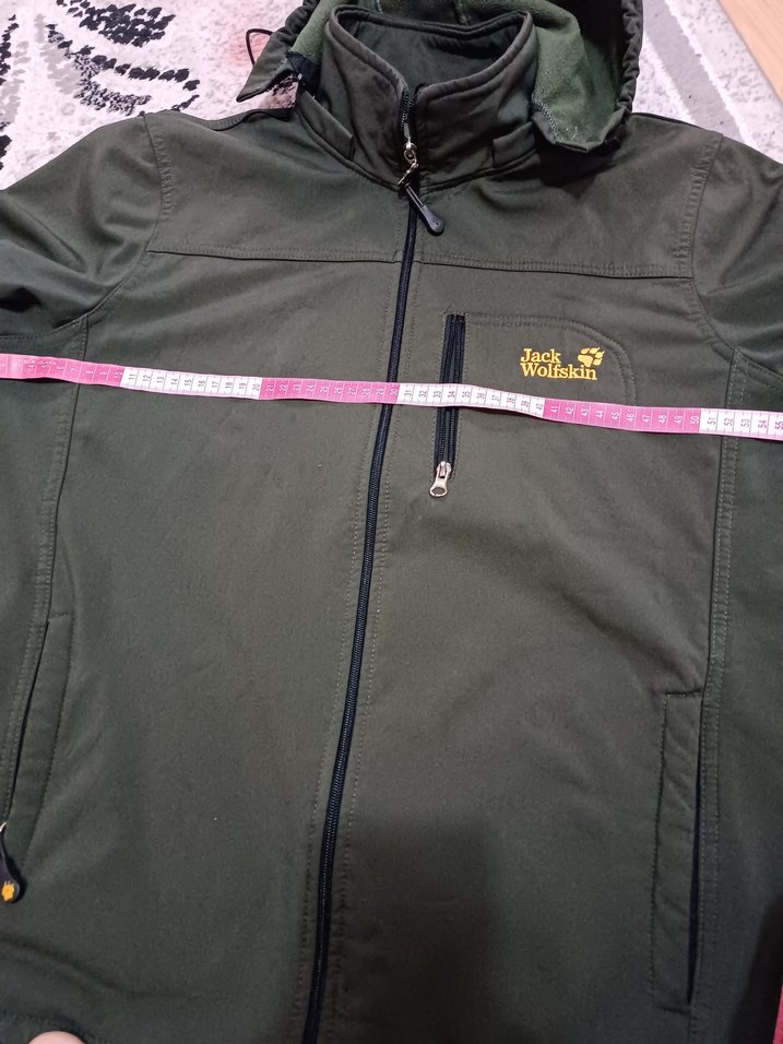 Jack Wolfskin Erkek Haki Fermuarlı Mont#kaban #palto #trençkot # - Görsel 5