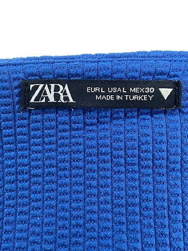 l Beden mavi Renk Zara Mini Üst %70 İndirimli.