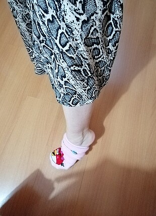 m Beden Leoparlı etek