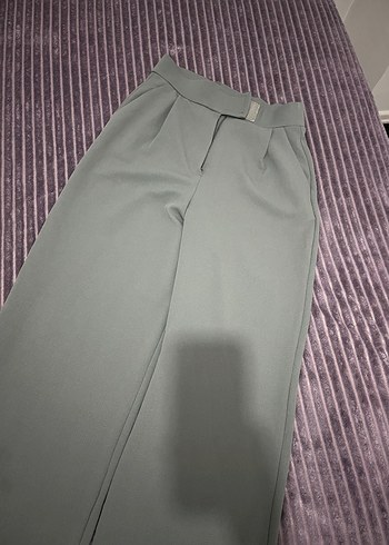 Happiness Gri Yuksek Bel Pantolon