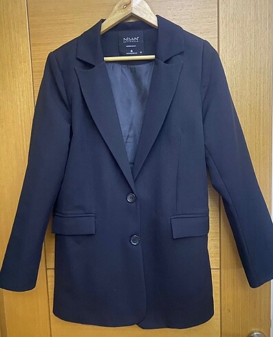 Uzun Blazer Ceket