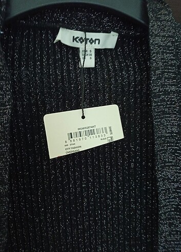 Koton Koton Siyah Hırka