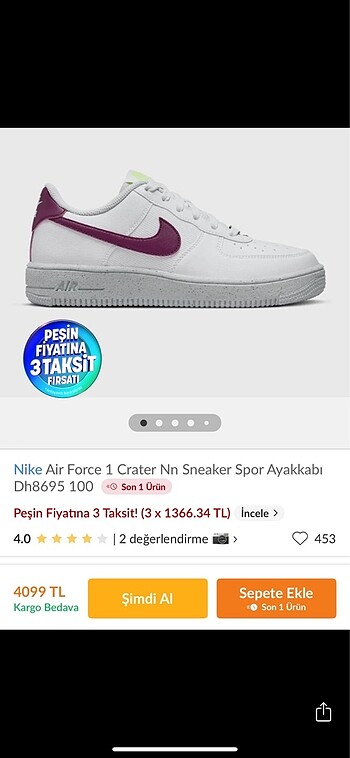 Nike orijinal sneaker