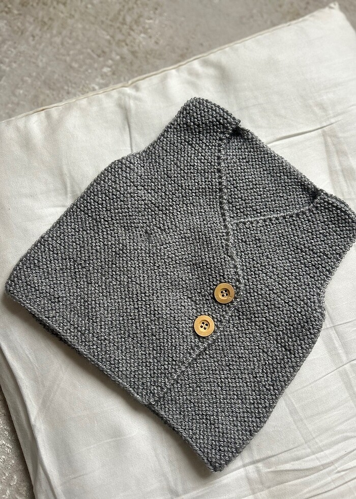 El örgüsü 1 yaş yelek - Görsel 5