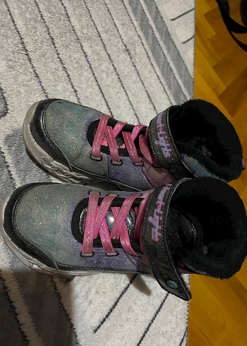 Kız Çocuk Çok Renkli Bağcıklı Spor Ayakkabı - Görsel 3