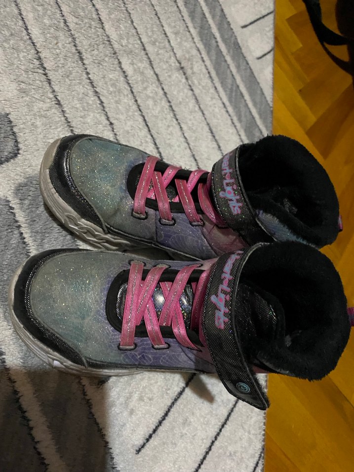 Kız Çocuk Çok Renkli Bağcıklı Spor Ayakkabı - Görsel 3