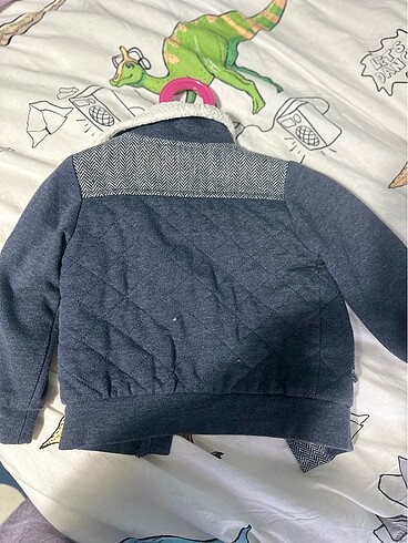 18-24 Ay Beden mavi Renk Panço erkek çocuk mevsimlik ceket