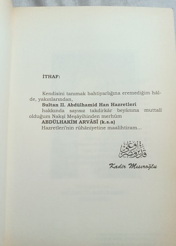 Beden Renk Sultan II. Abdülhamid - Kadir Mısıroğlu