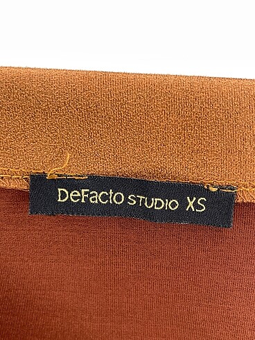 xs Beden kahverengi Renk Defacto Mini Etek %70 İndirimli.