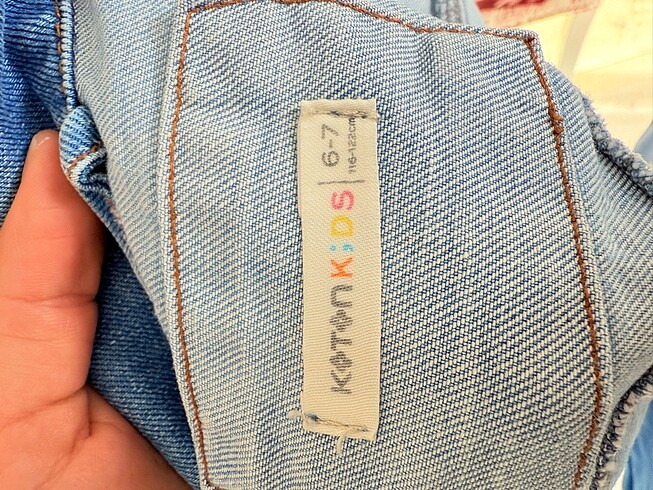 5 Yaş Beden Unisex Model Kot Ceket
