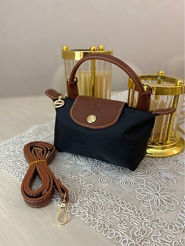 Longchamp xs siyah&taba