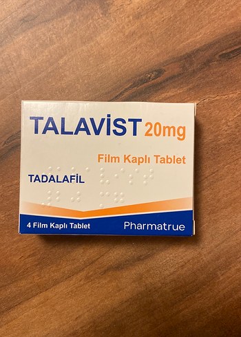 Talavist Geciktirici 20mg 4 tablet Cialis Muadili