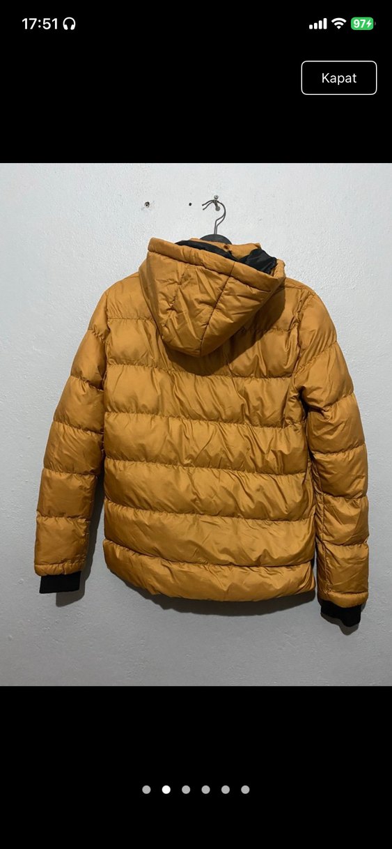 Kapüşonlu Erkek Mont - Görsel 4