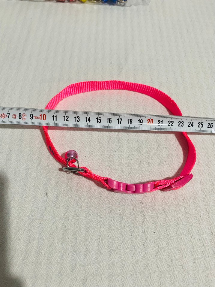 Pembe Renkli Kedi Köpek  Boyun Tasması - Görsel 2