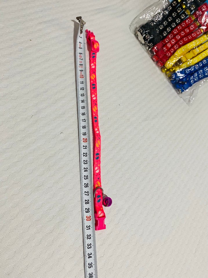 Pembe Renkli Kedi Köpek  Boyun Tasması - Görsel 4