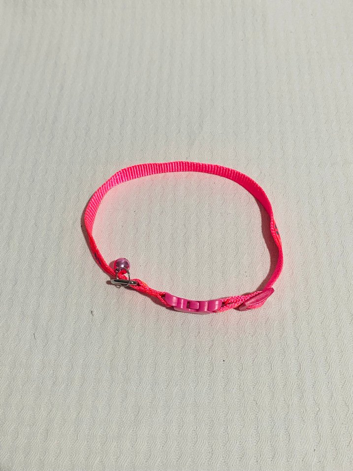 Pembe Renkli Kedi Köpek  Boyun Tasması - Görsel 3