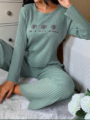 Fitilli pjama takımı