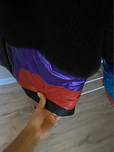 Kürk detaylı mont - Görsel 7