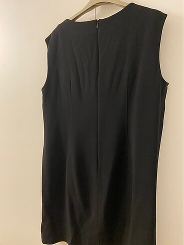 Siyah diz üstü şık rahat elbise - Görsel 3