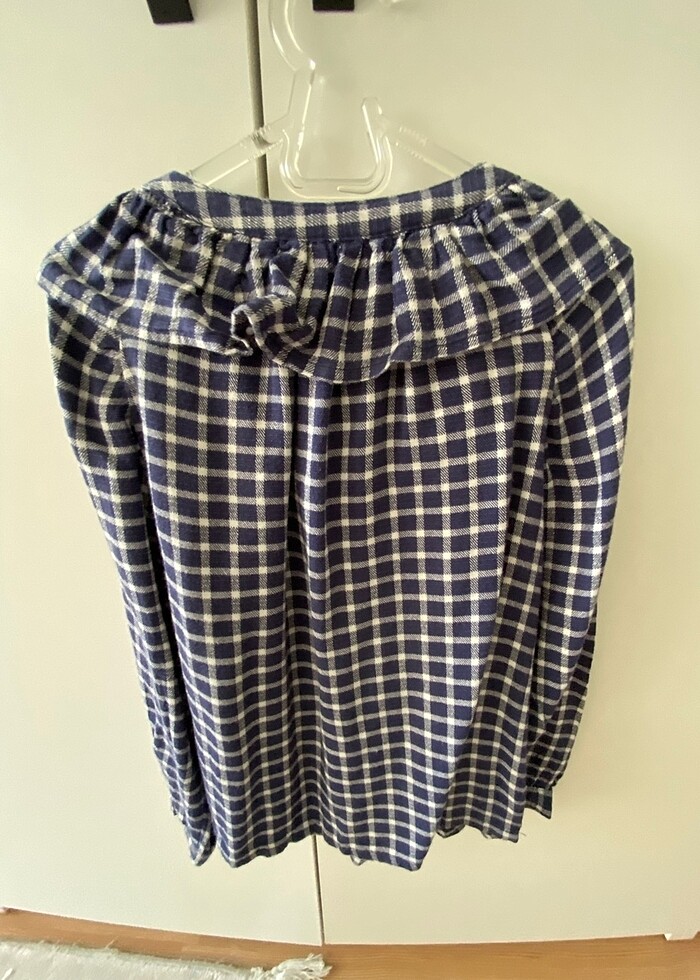 Zara marka yakası fırfırlı gölek - Görsel 2