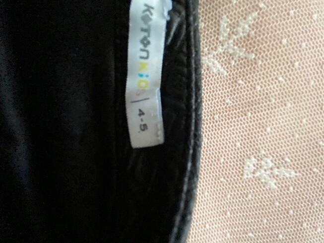 Suni deri lastikli mini etek - Görsel 2