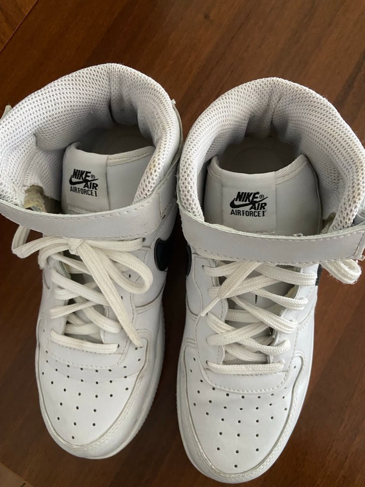 Beyaz Nike Spor Ayakkabı Velcro Bantlı - Görsel 4