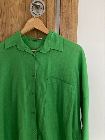 universal Beden Oversize Keten Gömlek Yazlık