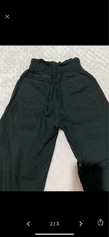 Kadın beli lastikli pantolon - Görsel 2