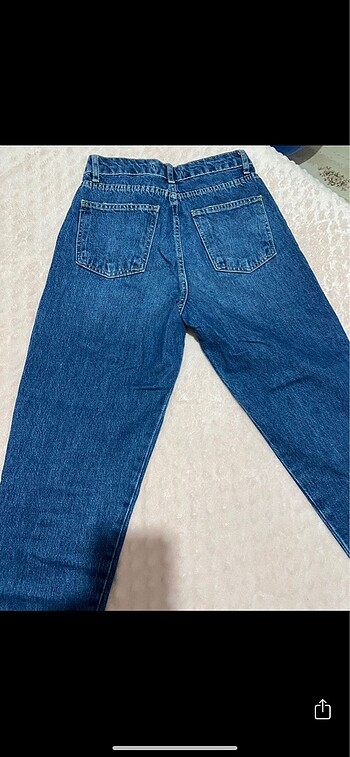 Lacivert kadın boyfriend pantolon - Görsel 2