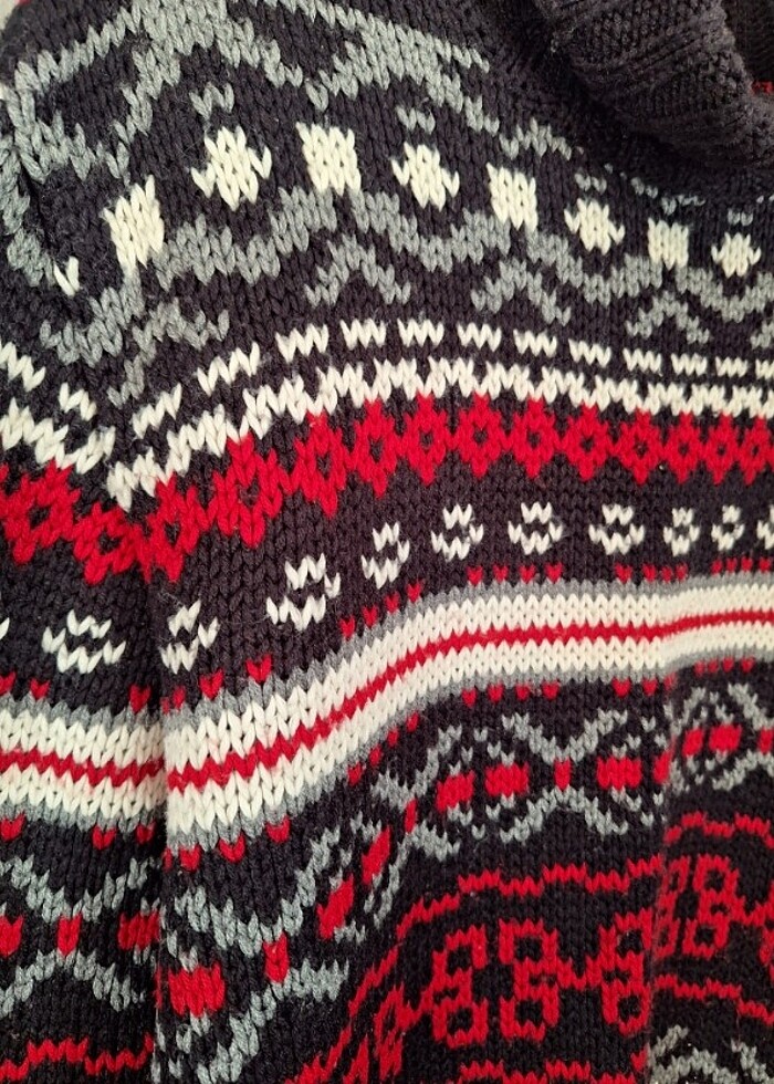 boğazlı slimfit kazak - Görsel 3