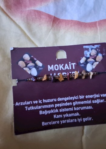 Parlak Kahverengi Boncuklu Bohem Bileklik - Görsel 2