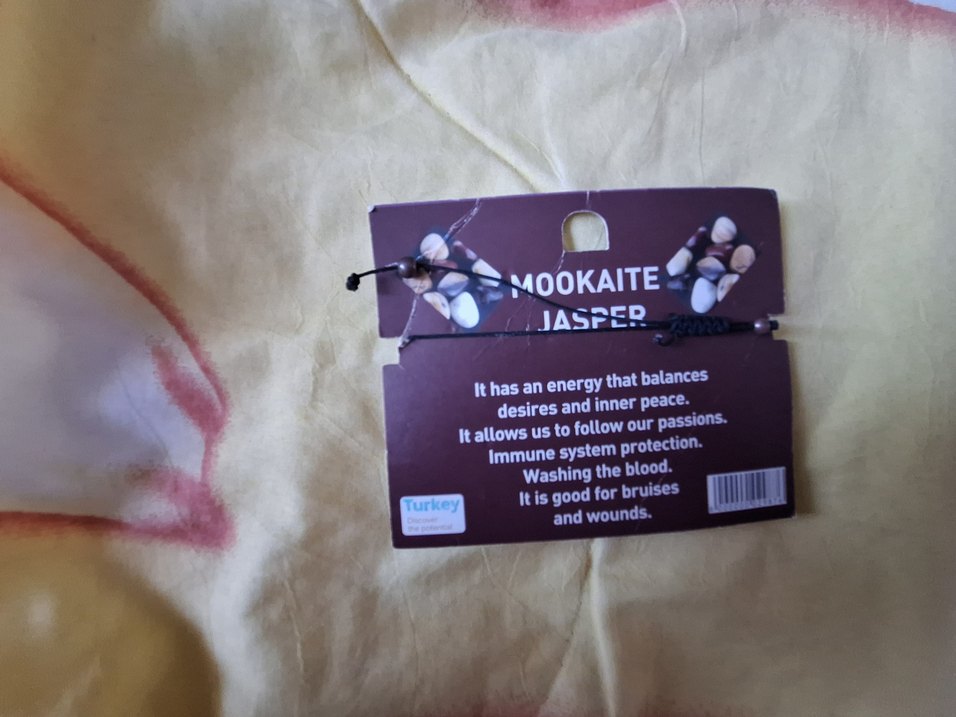 Parlak Kahverengi Boncuklu Bohem Bileklik - Görsel 3