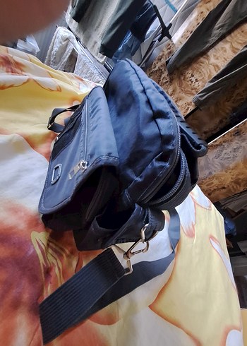 Koyu gri Erkek Omuz Çantası - Görsel 3