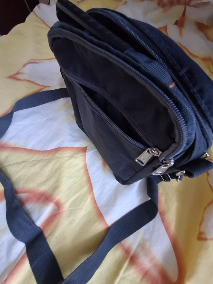 Koyu gri Erkek Omuz Çantası - Görsel 4