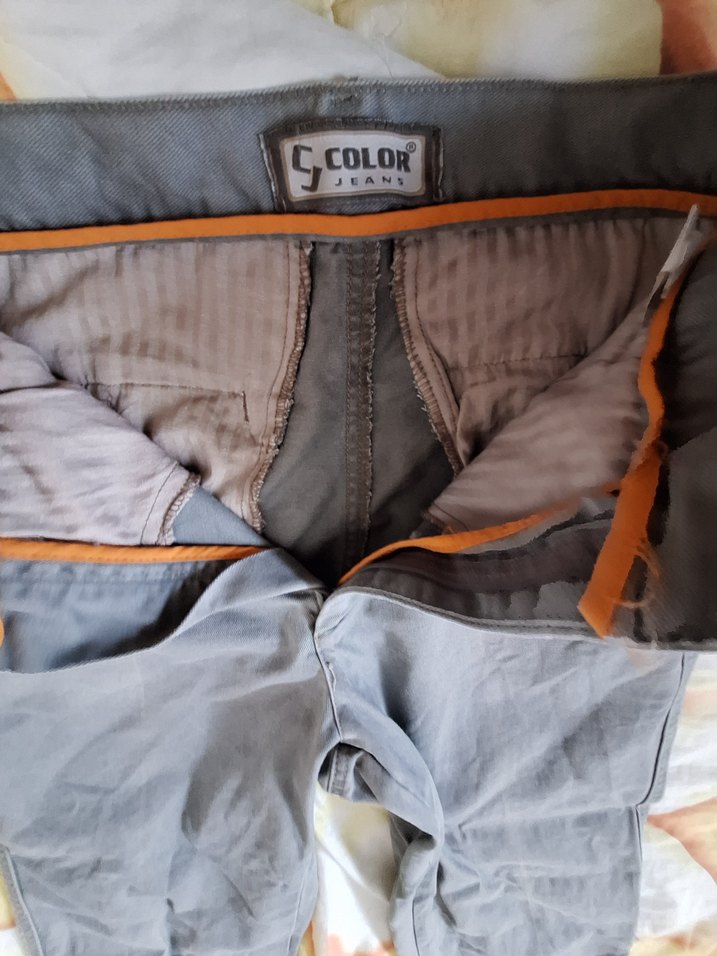 erkek kot panatalon 38 beden, düz kesim. - Görsel 4