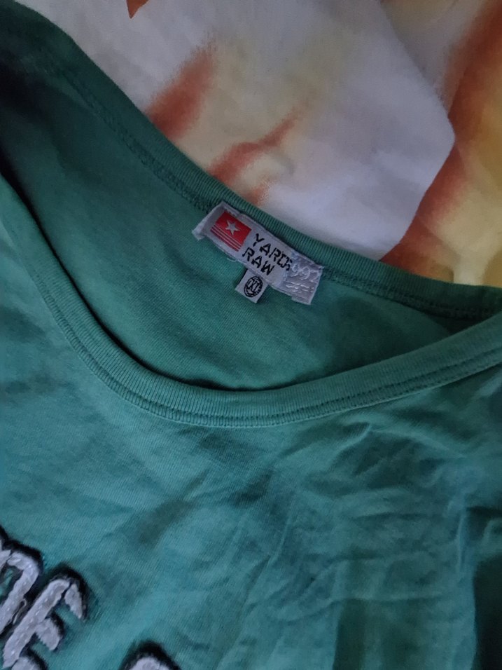 Turkuaz Baskılı Uzun Kollu Kız Tişörtü - Görsel 3