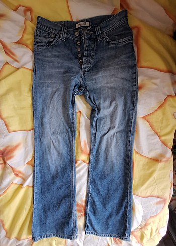 Rodi Düğmeli Mavi Pantolon - Görsel 2