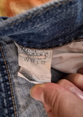 Rodi Düğmeli Mavi Pantolon - Görsel 3