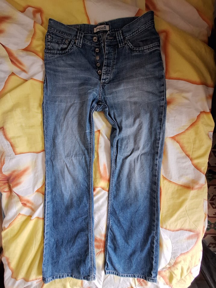 Rodi Düğmeli Mavi Pantolon - Görsel 2