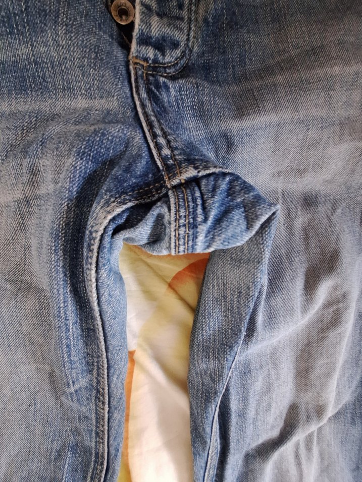 Rodi Düğmeli Mavi Pantolon - Görsel 4