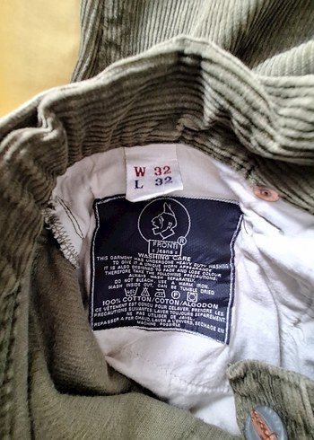 32 x 32 kadife pantalon, kadin - Görsel 3