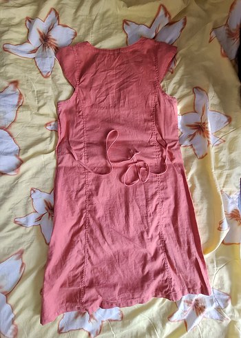 defacto pembe günlük elbise - Görsel 5