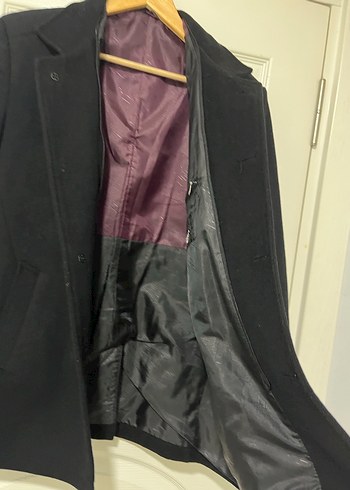 Düğmeli Gri Erkek Midi Boy Ceket - Görsel 4