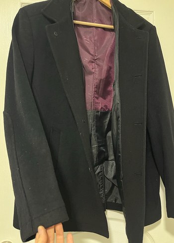 Düğmeli Gri Erkek Midi Boy Ceket - Görsel 3